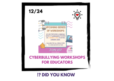 📣 We lanceren een reeks workshops gericht op cyberpesten 💻