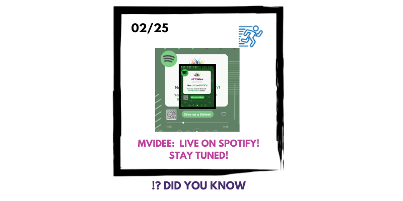 MVidee: Now LIVE on SPOTIFY!