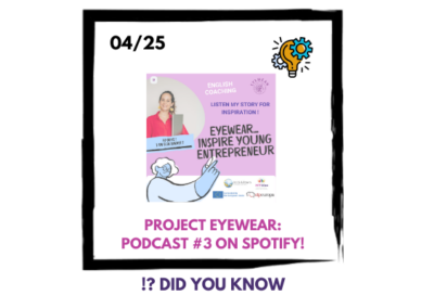 Project EYEWEAR Podcasts in het Engels (#3)