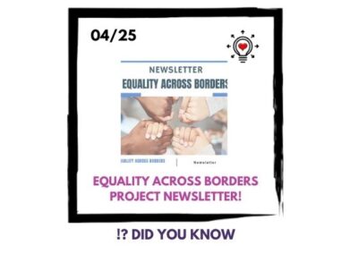 Project Equality Across Borders – Niewsbrief (in het Engels)