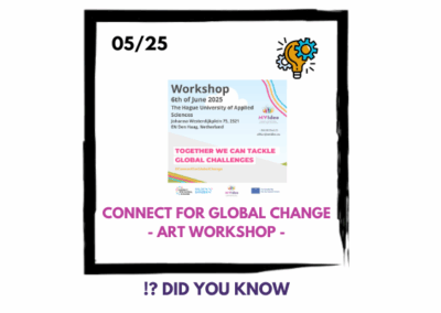 🎨♻️ Doe mee met onze aankomende kunstworkshop – Creëer voor het klimaat! // Connect for Global Change!