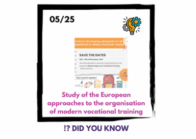Projectstudie naar de Europese aanpak van de organisatie van moderne beroepsopleidingen