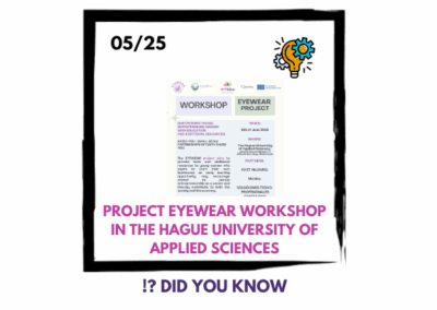 Project EYEWEAR – Workshop in De Haagse Hogeschool