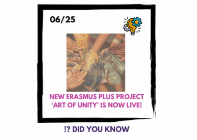📢 WE HEBBEN HET NIEUWE ERASMUS PLUS PROJECT “ART OF UNITY” GELANCEERD! 📢