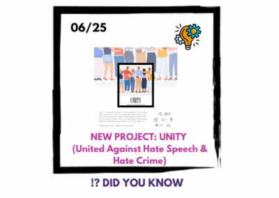 We hebben het project UNITY – Uniting Youth Power Against Intolerance officieel gelanceerd!