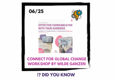 Connect for Global Change – Workshop door Wilde Ganzen