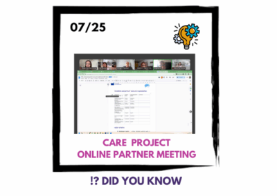 Online CARE Project Partner Meeting – Juni 2025