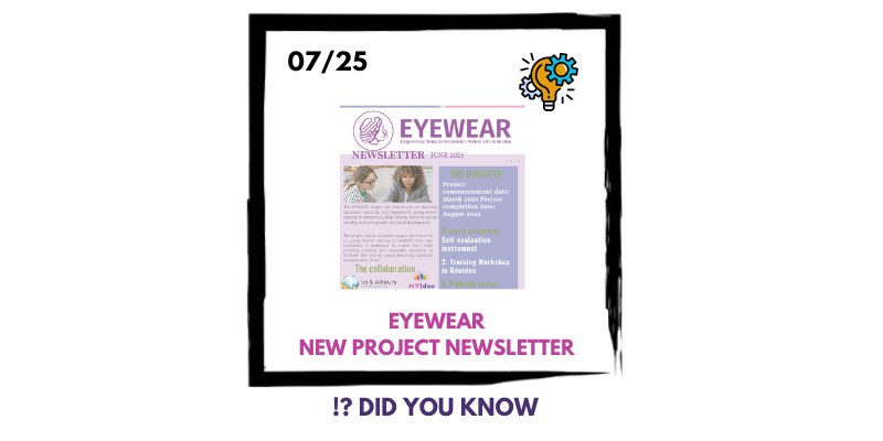Project EYEWEAR Newsletter – June 2025