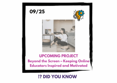 🇪🇺 Aankomend project: “Beyond the Screen – Online docenten geïnspireerd en gemotiveerd houden”
