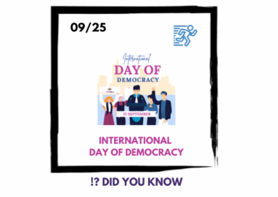 💬 On this International Day of Democracy, we celebrate the energy and vision of youth. Together, we can build societies where every voice counts and hate has no place.