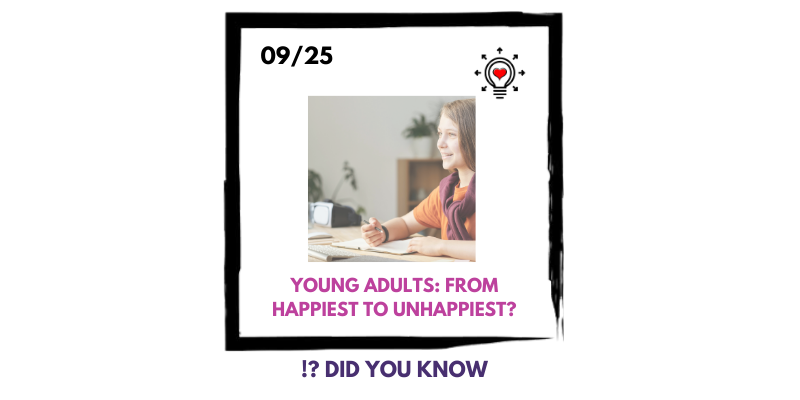📉 Young adults: from happiest to unhappiest?