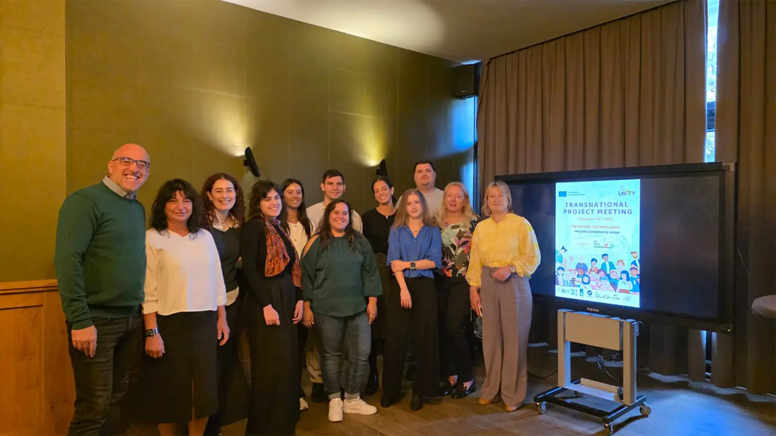Project team during transnational meeting