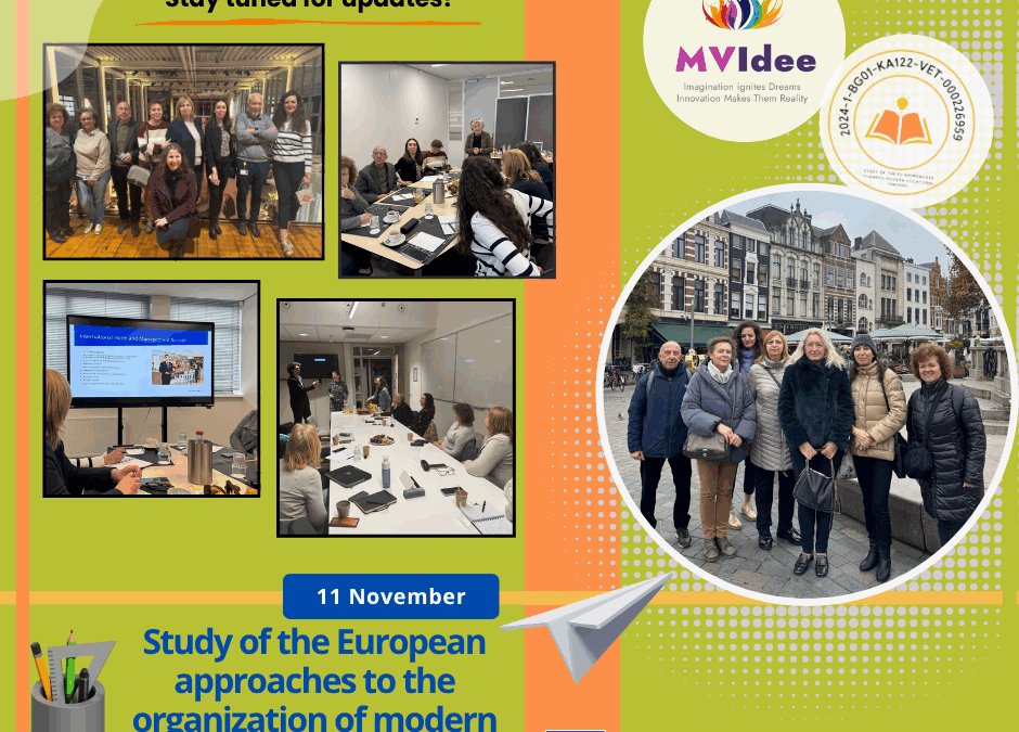 STUDY OF THE EUROPEAN APPROACHES TO THE ORGANIZATION OF MODERN VOCATIONAL TRAINING – Day 3