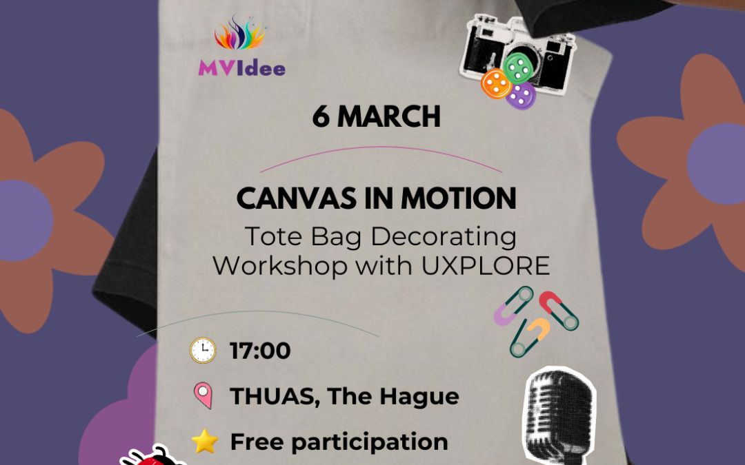 Together with UXPLORE, we’re hosting a tote bag decoration workshop — a creative continuation of our previous session on visualising ideas.