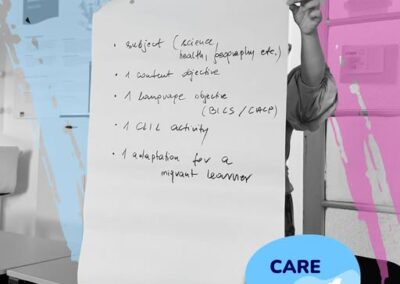 Binnen het CARE-project verkennen we dit via CLIL — niet als theorie, maar als iets om te testen en aan te passen.