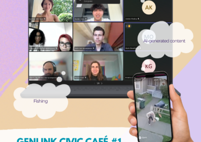 Vandaag hebben we deelgenomen aan het allereerste GENLINK Civic Café: Navigeren door de ruis — en het was een zeer leerzame ervaring.