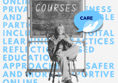 Een van de praktische resultaten van het CARE-project is de ontwikkeling van een online leerprogramma ter ondersteuning van youth workers, educators en leeromgevingen die werken rond digitale educatie en online participatie.