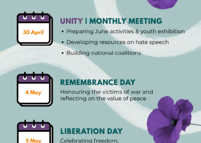 Deze week staan herdenken en vrijheid centraal in Den Haag. #UNITY