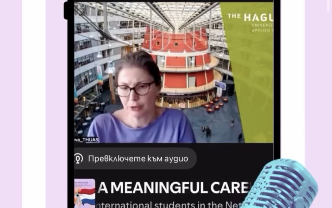 In de tweede aflevering van de MVIDee Mentorship Program Podcast spreken we met Liliya Terzieva – onderzoeker, docent, systeemdenker en professor aan de Haagse Hogeschool.